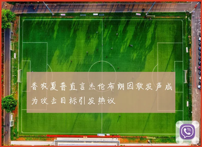 香农夏普直言杰伦布朗因敢发声成为攻击目标引发热议